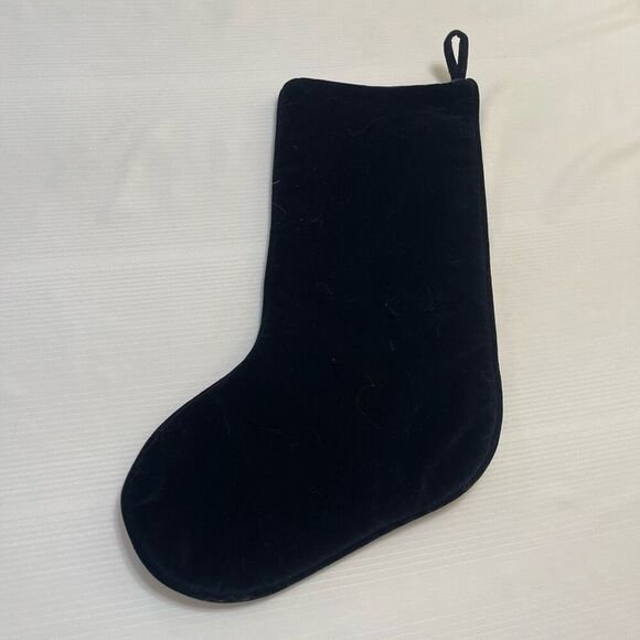 Lands End VTG Reindeer Santa Needlepoint Christmas Stocking Tobias - Picture 5 of 6